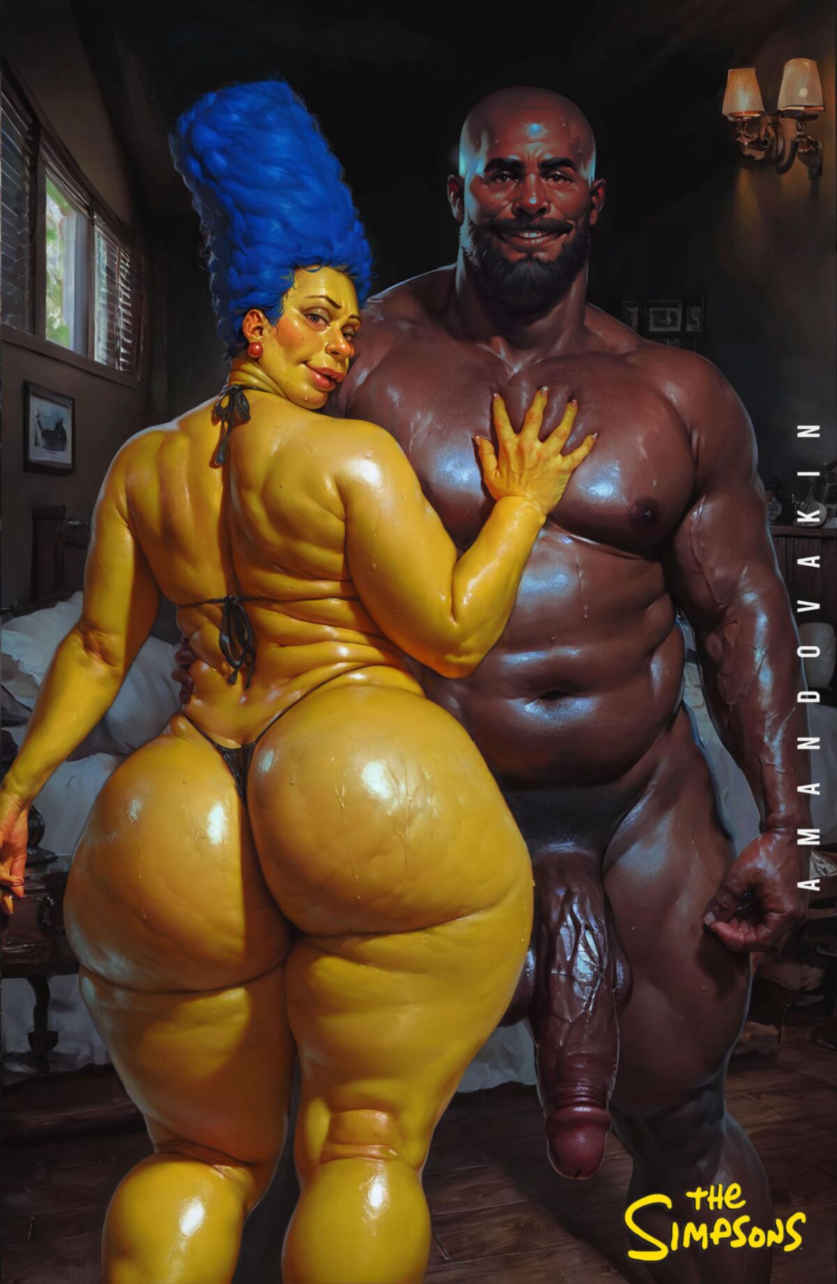 Marge Simpson Blacked