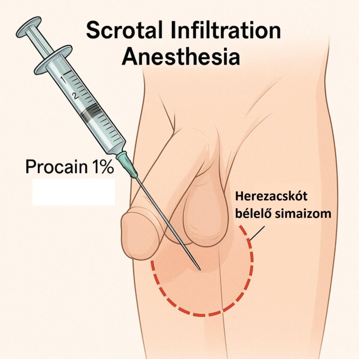 Anesthetic injections before castration