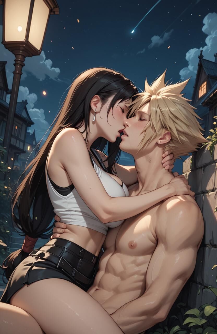 ファイナルファンタジークラウドはティファを強く叩きます