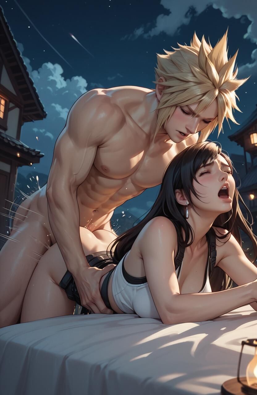ファイナルファンタジークラウドはティファを強く叩きます