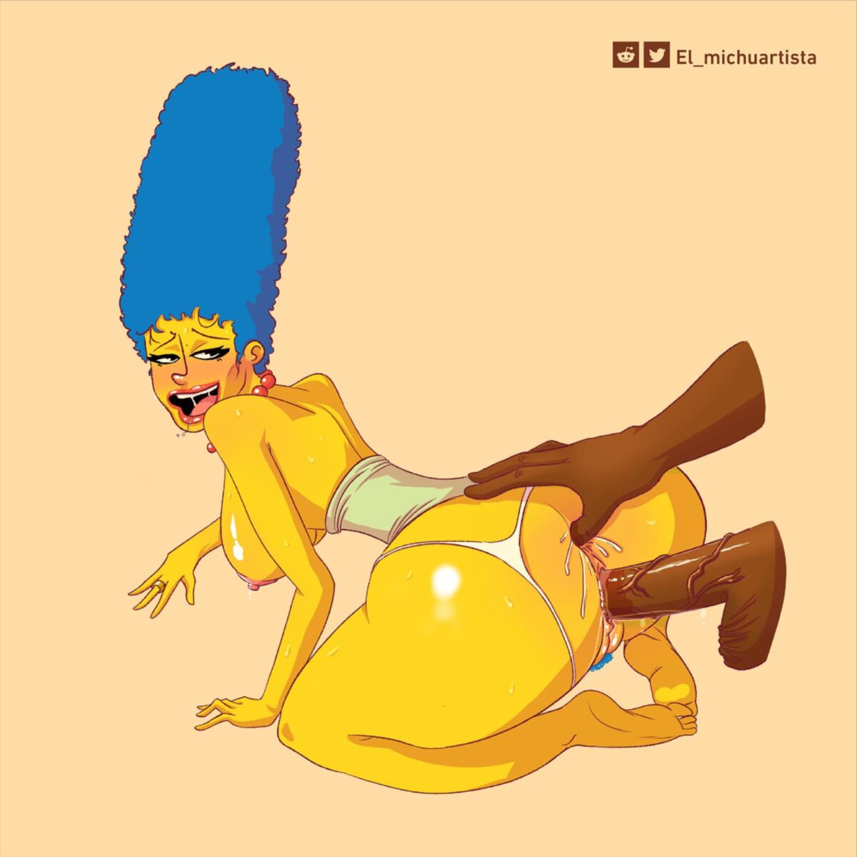 Marge Simpson Blacked