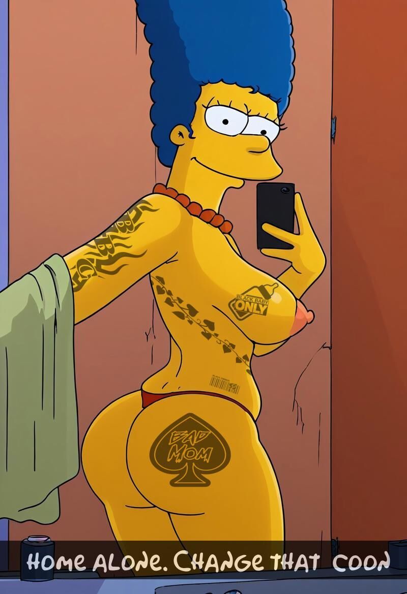 Marge Simpson Blacked