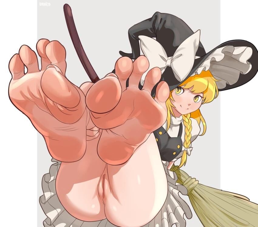 セクシーなアニメの足