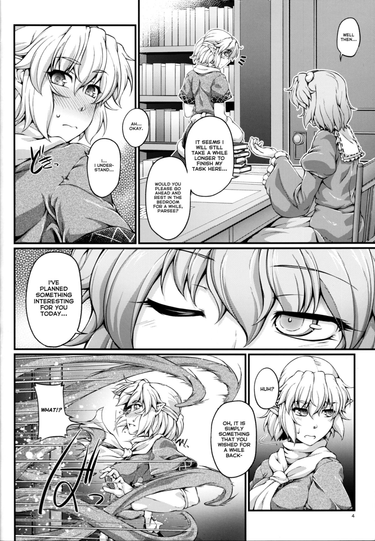 Satori x Parsee and a Tentacle (futa)