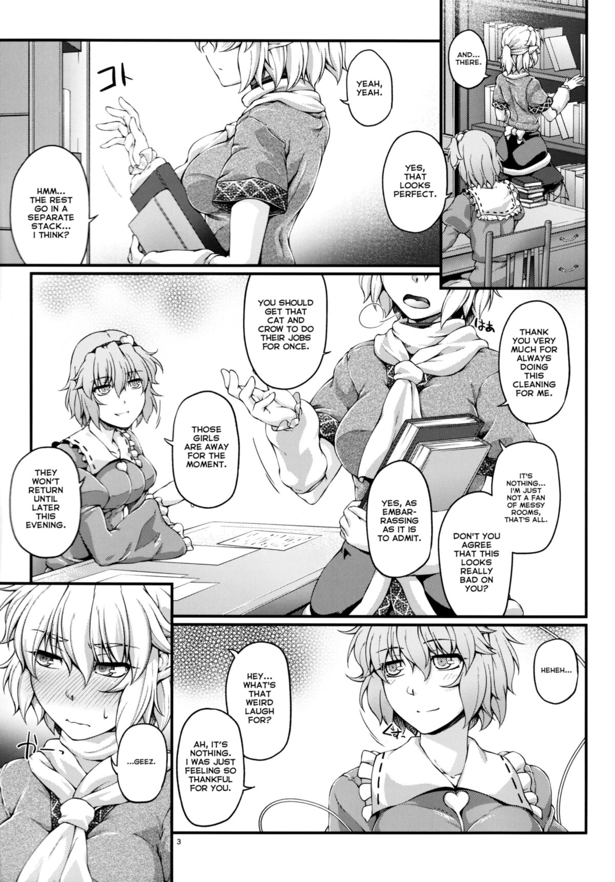 Satori x Parsee and a Tentacle (futa)