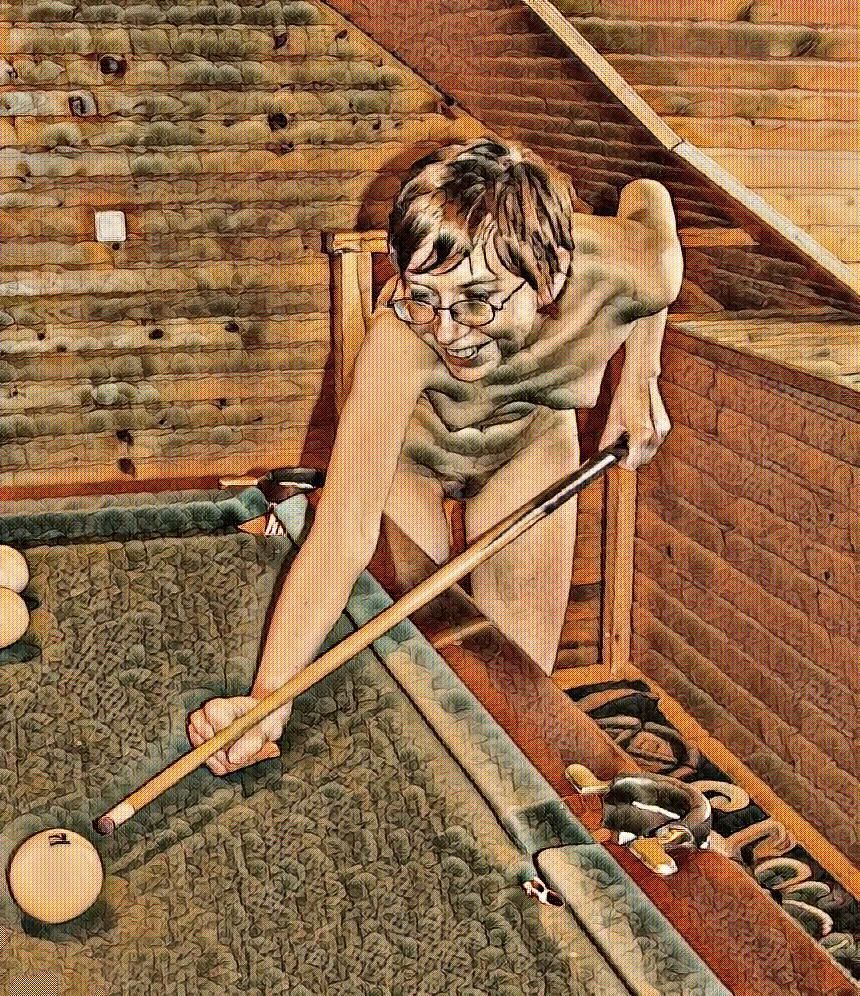 Люблю обнаженных девушек в Pooltable