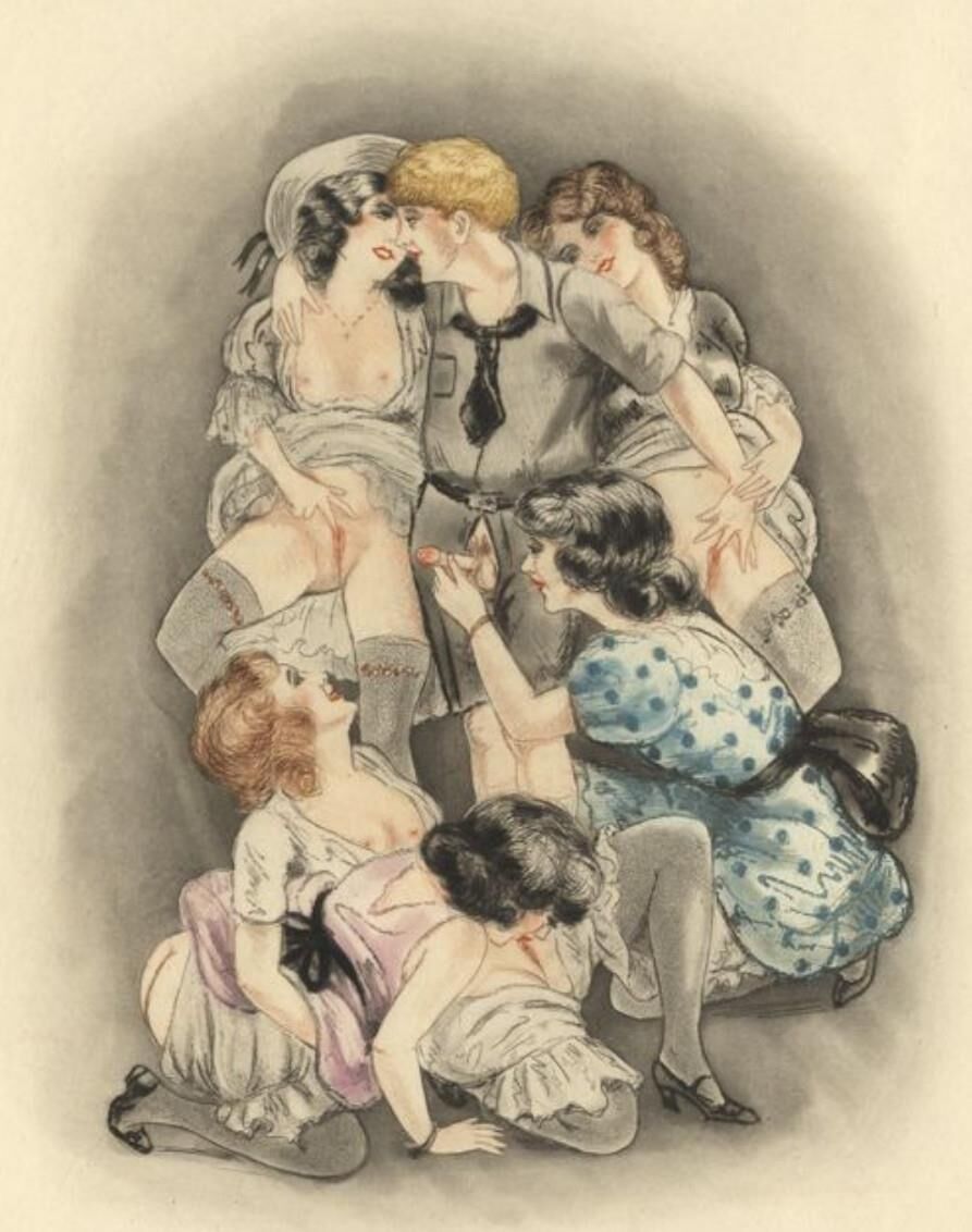 Arte da femdom vintage da Europa Diversa Europeia