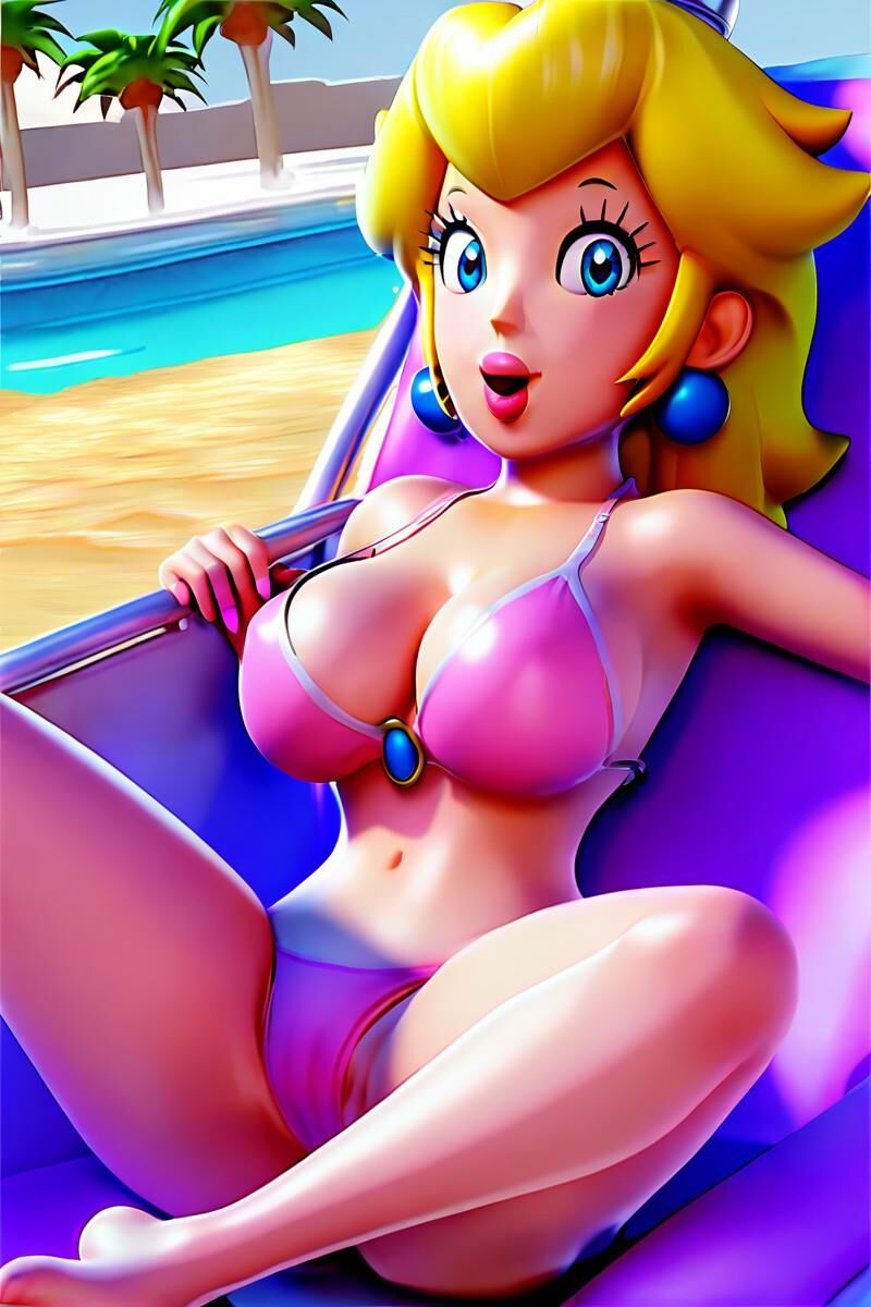 AI: Princess Peach Strip Club