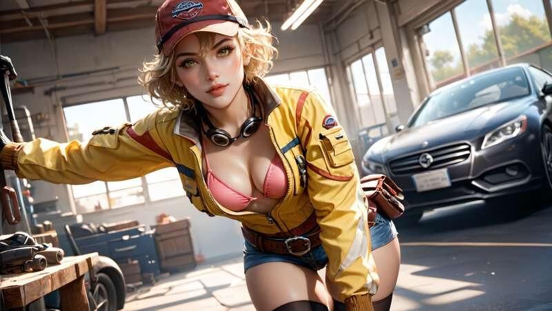 final fantasy cindy topless and fucked