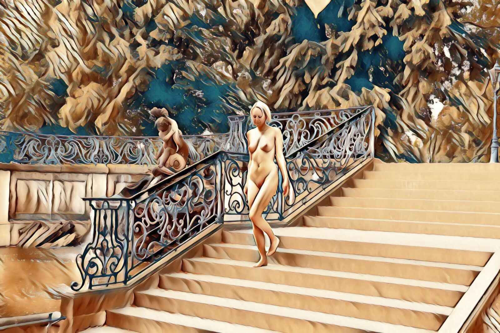 Escalier vers le ciel
