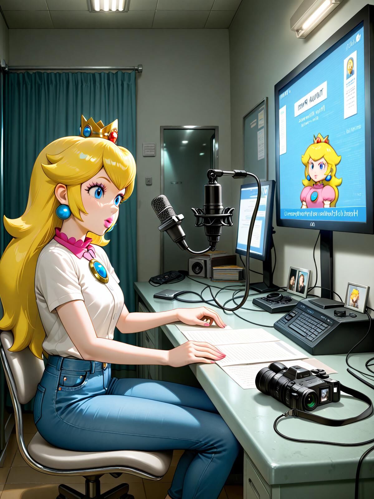 AI: Prinzessin Peach Pornfilm
