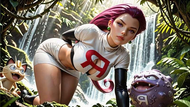 pokemon jessie in the jungle hentai