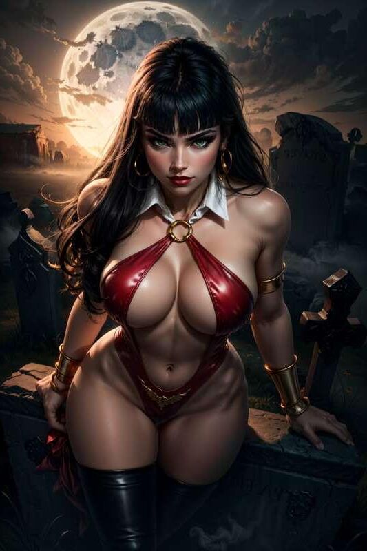 hot Vampirella she bites look out