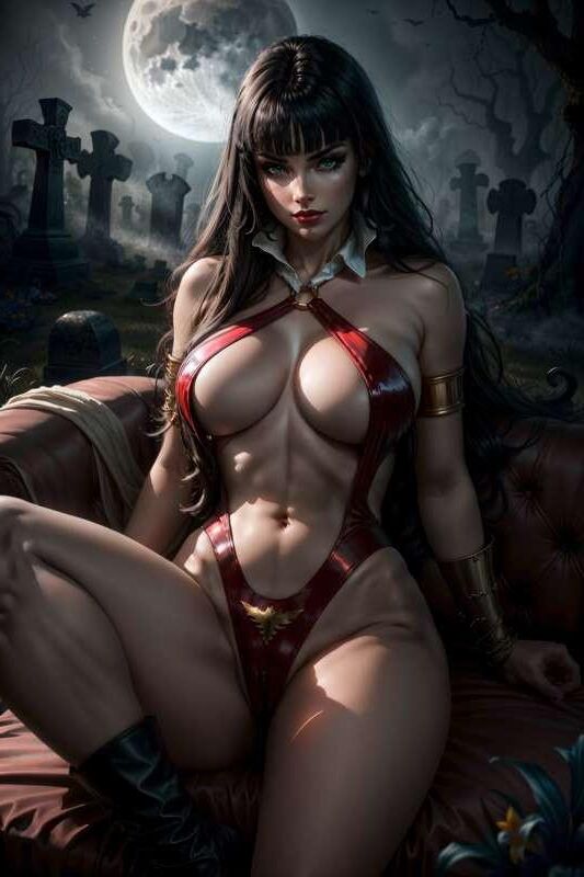 hot Vampirella she bites look out