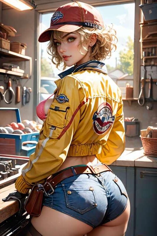 final fantasy cindy topless and fucked