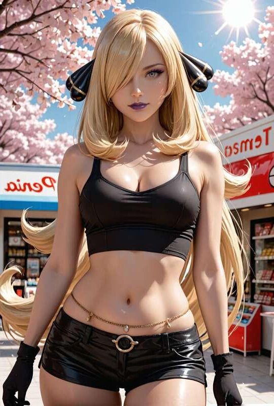 pokemon champion Cynthia hentai