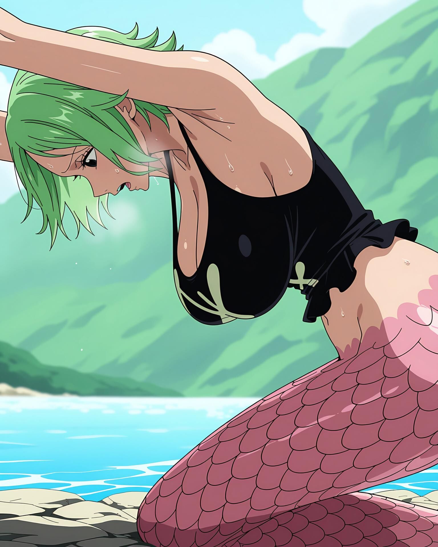 One Piece Sexy Mermaid Camie