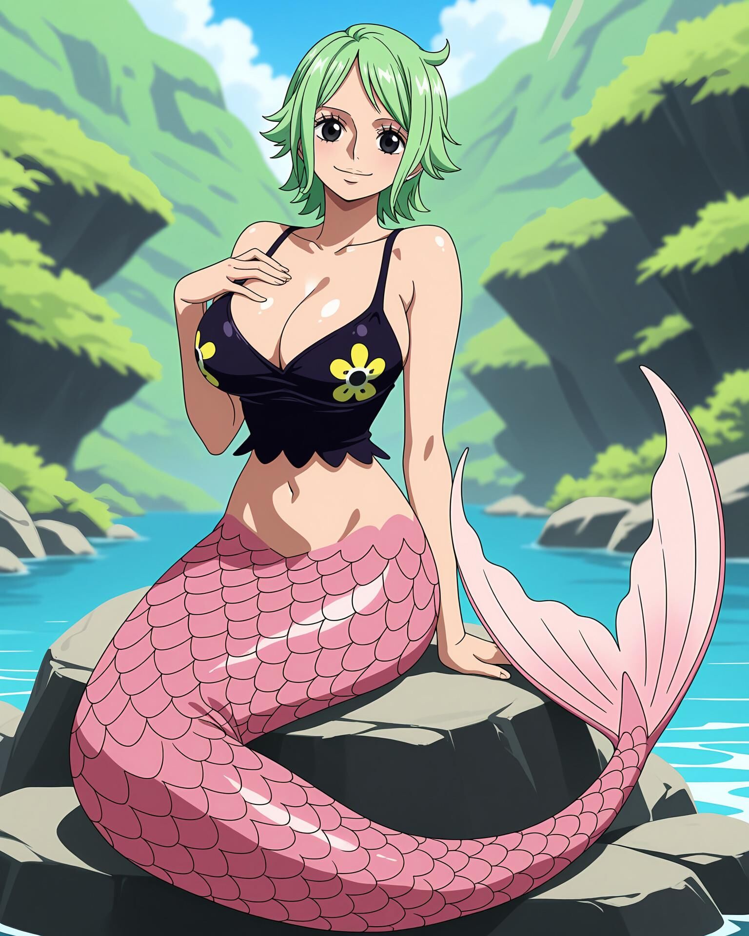 One Piece Sexy Mermaid Camie