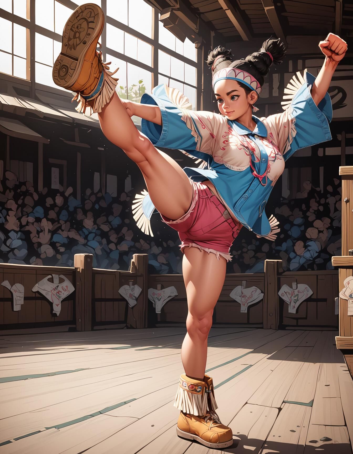 Street Fighter Lily Hawk mexicana beautie hentai