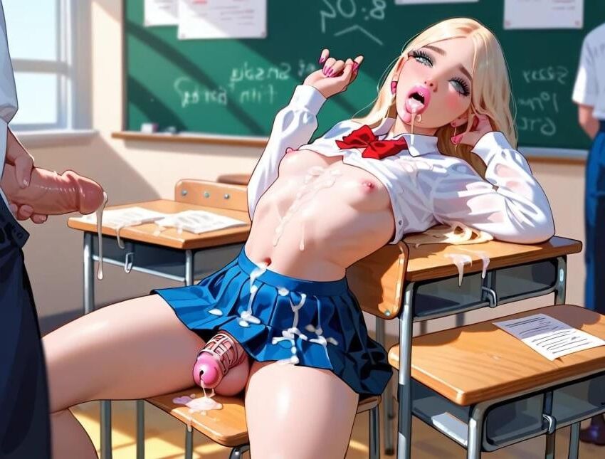 Femboy ai pink cage 