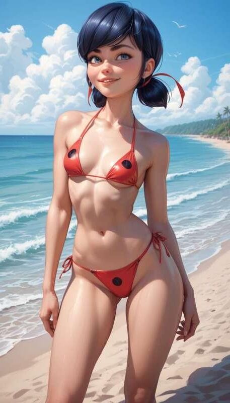 ladybug Marinette and Adrien hentai