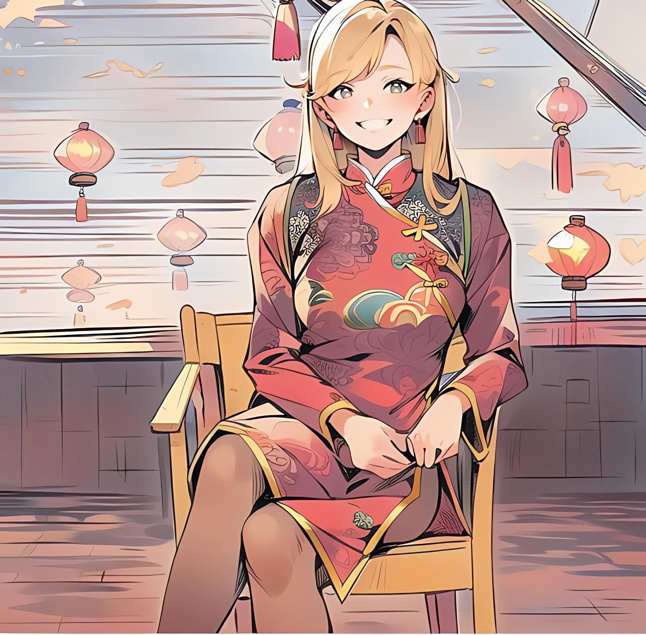 Cartooned China style