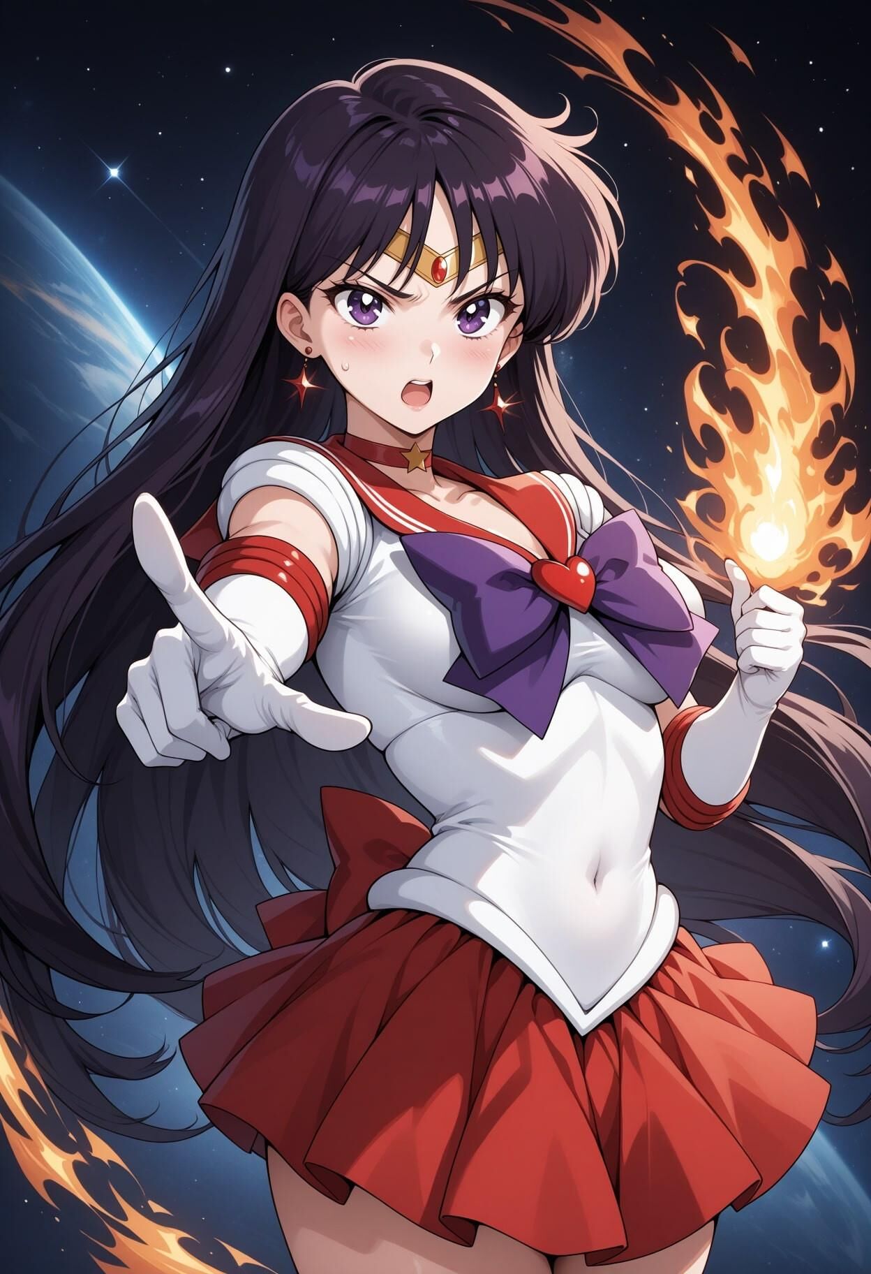 Sailor Mars Fire Hentai