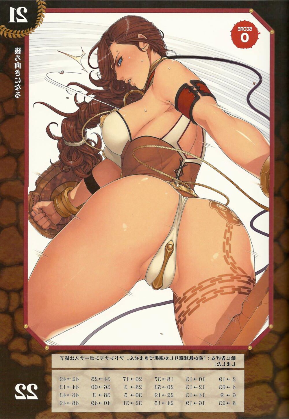 Queens Blade Branwen et Goblin Livre