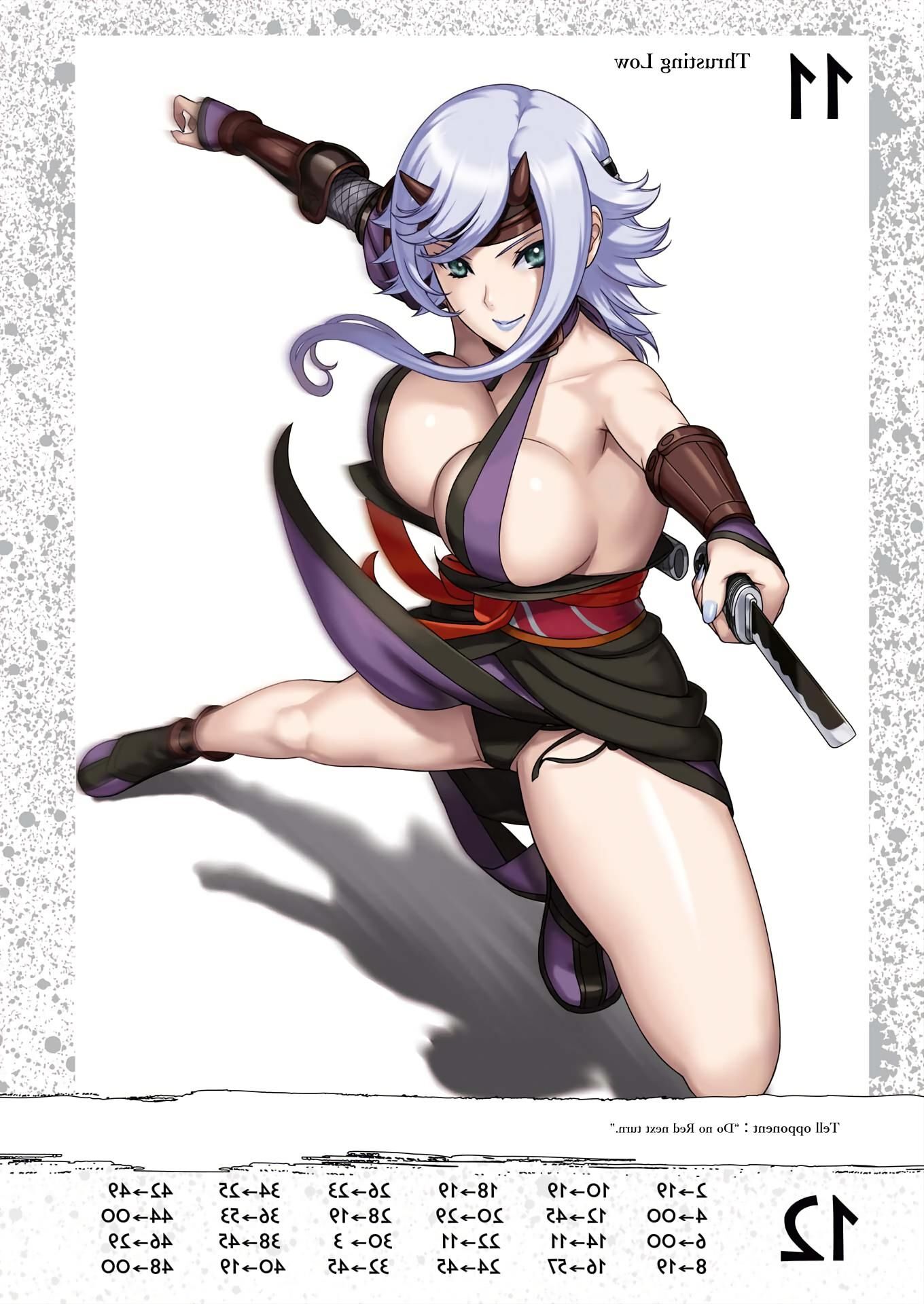 Queens Blade Shizuka Book Art