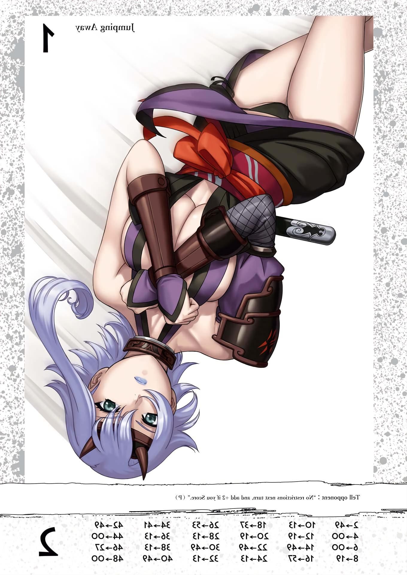 Queens Blade Shizuka Book Art