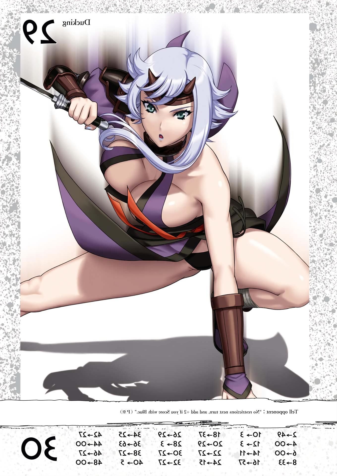 Queens Blade Shizuka Book Art