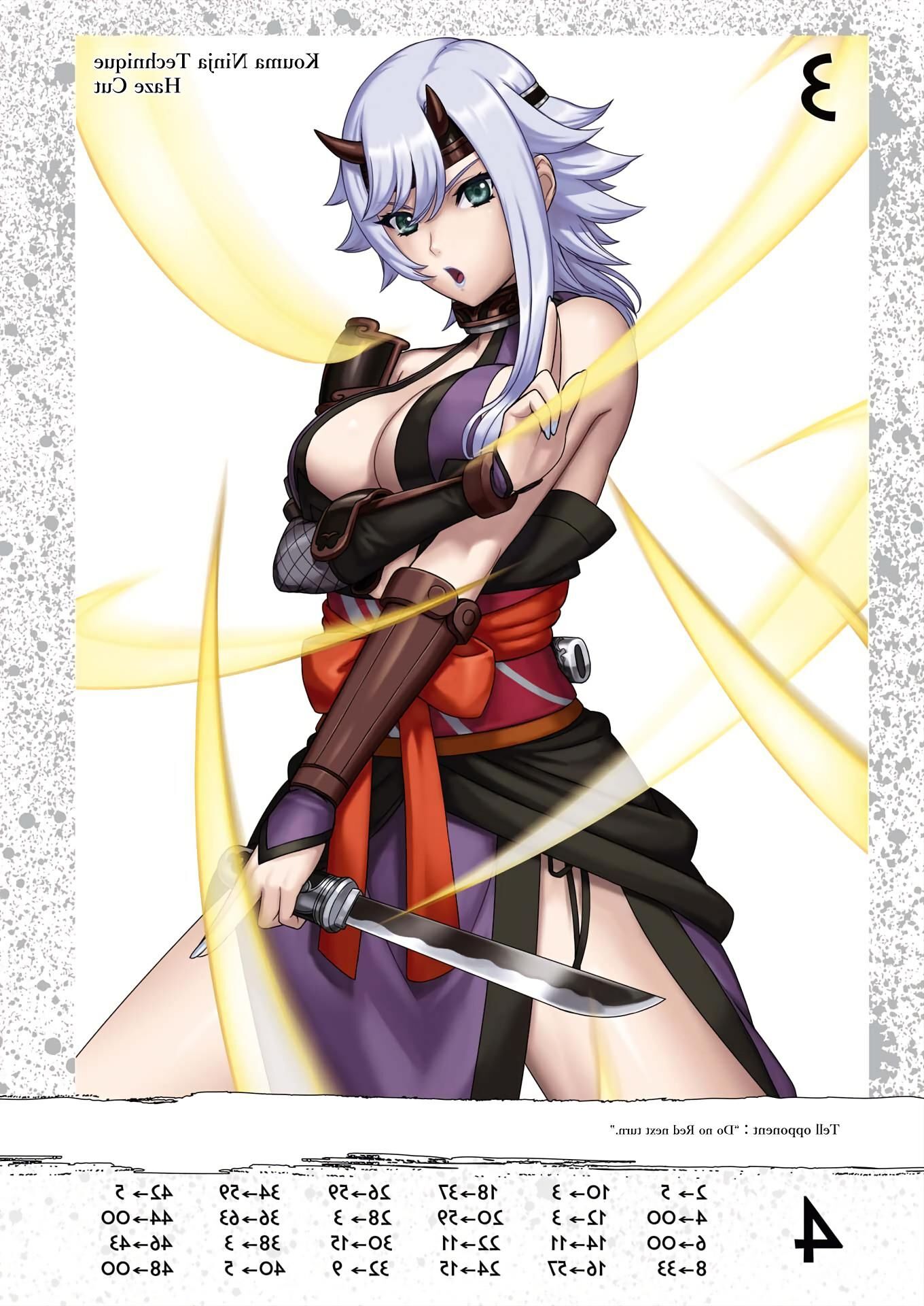 Queens Blade Shizuka Book Art