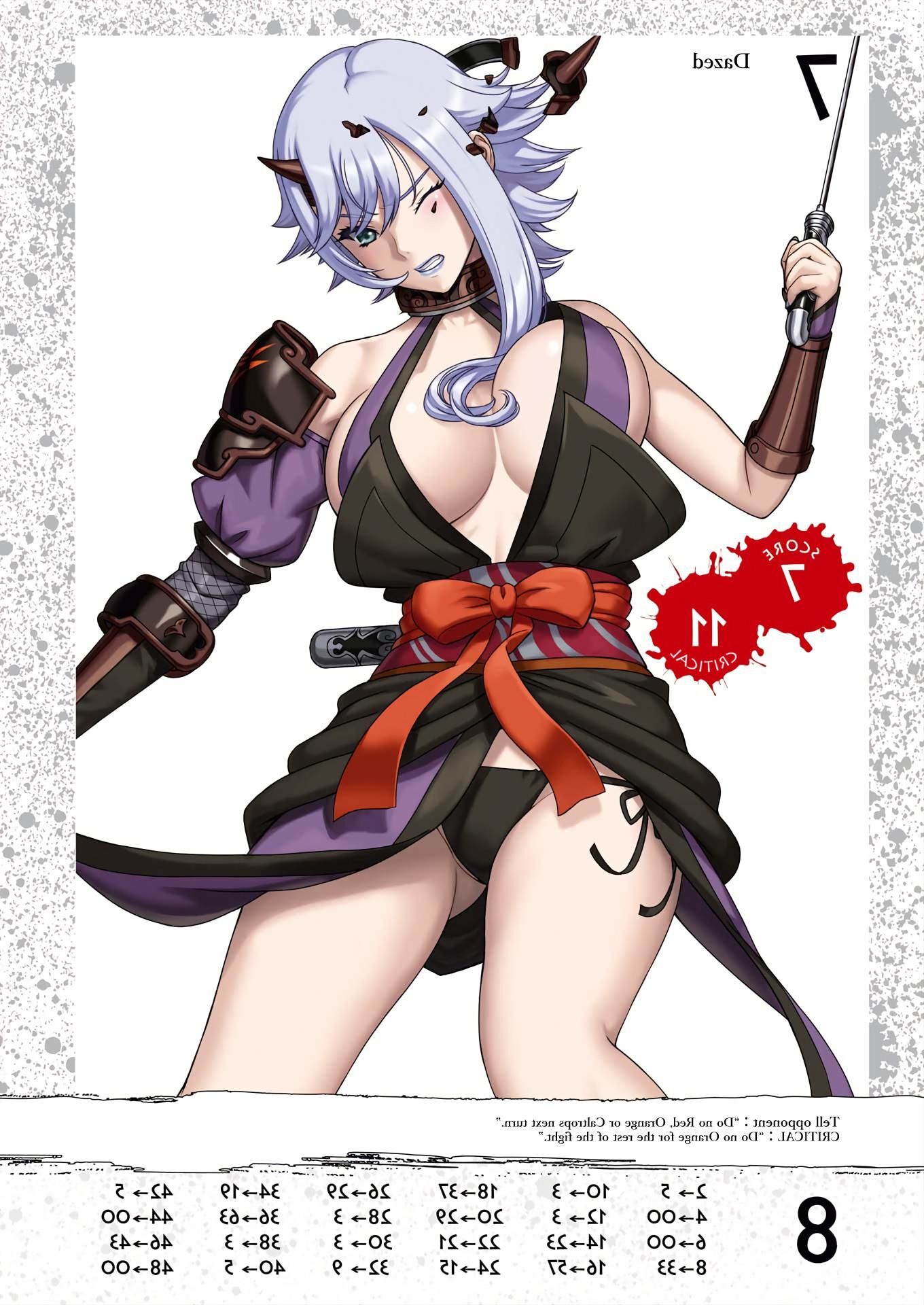 Queens Blade Shizuka Book Art