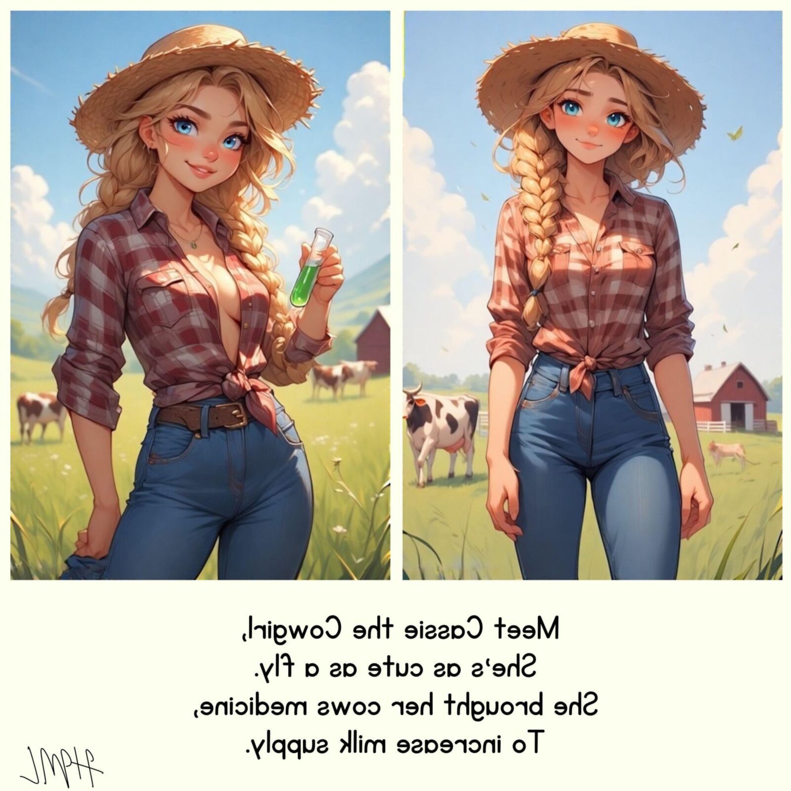 Cassie the Cowgirl (Story Art)