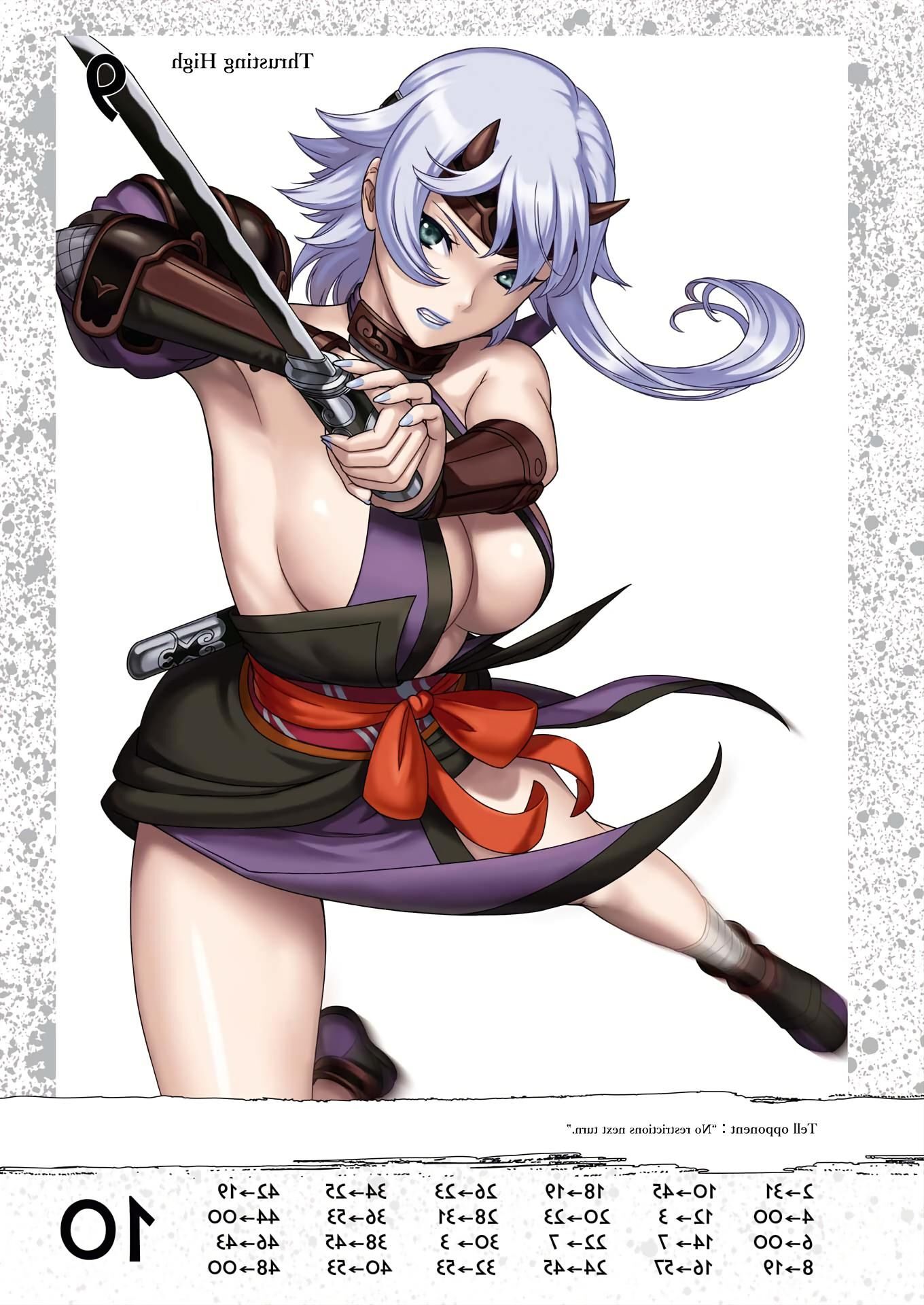 Queens Blade Shizuka Book Art