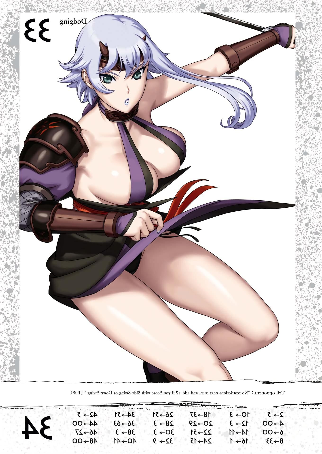 Queens Blade Shizuka Book Art