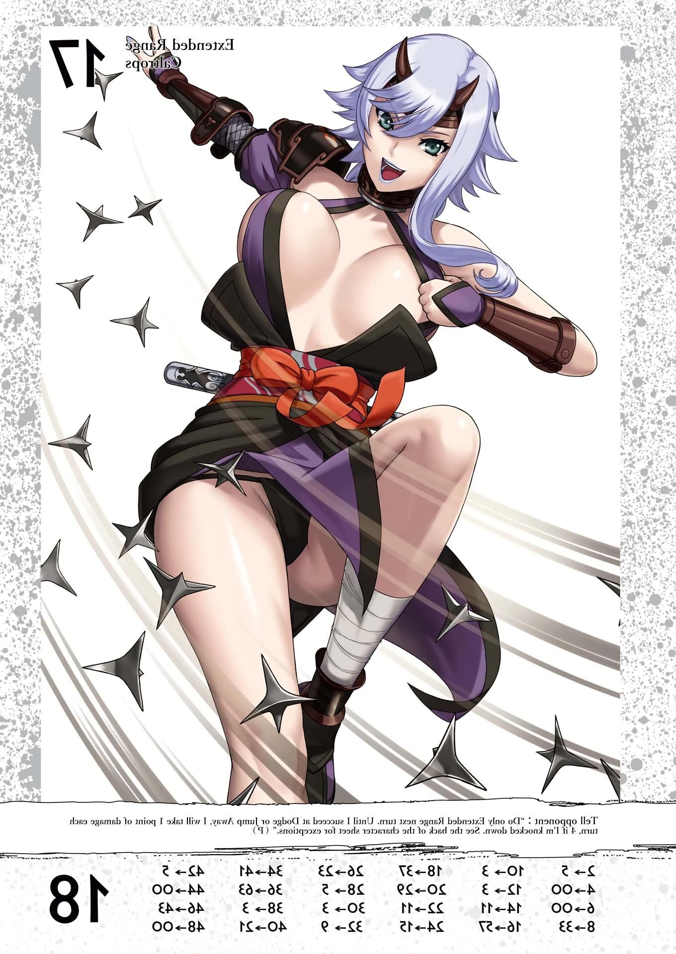 Queens Blade Shizuka Book Art