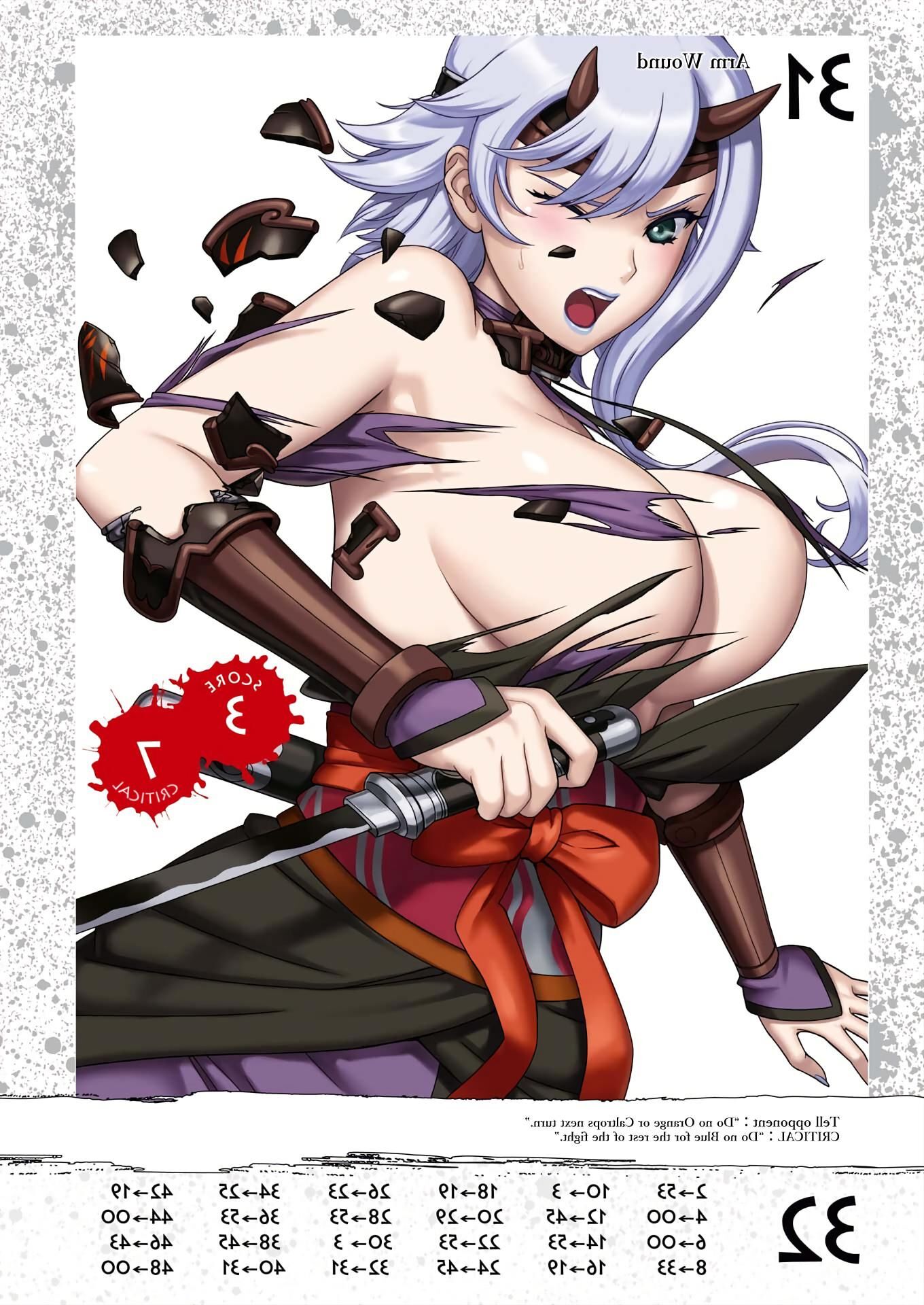 Queens Blade Shizuka Book Art