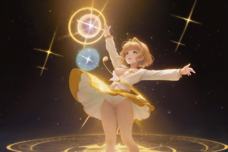 Quick AI test # Magic heroine transformation!