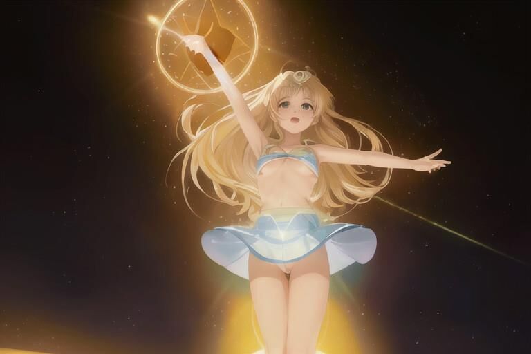 Quick AI test # Magic heroine transformation!