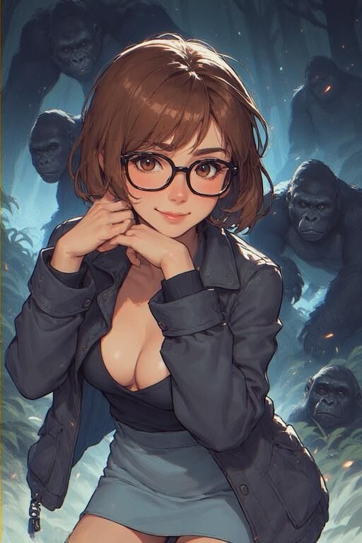 Cartooned planet of apes