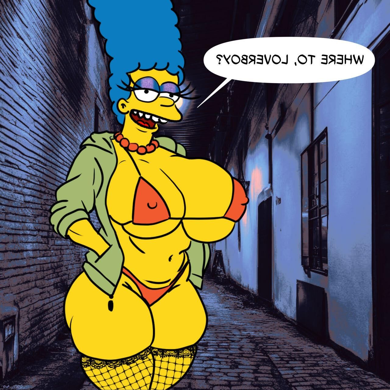 marge simpson whore
