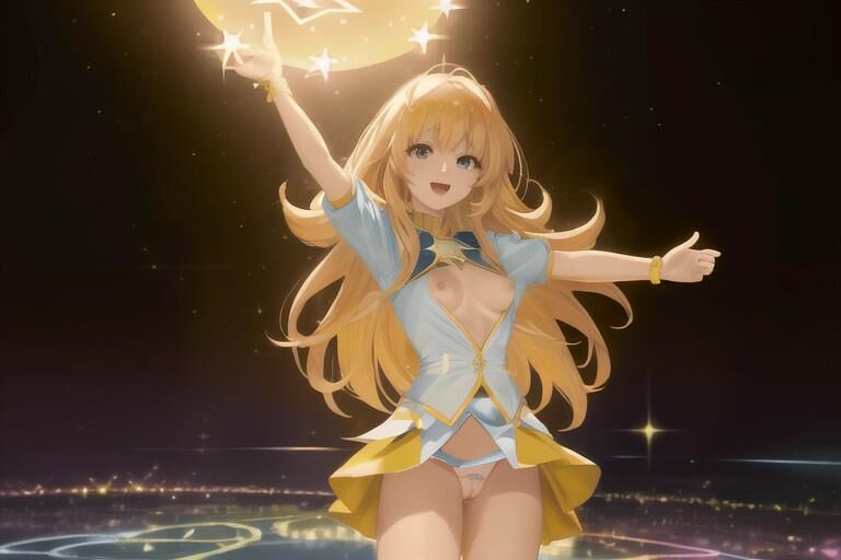 Quick AI test # Magic heroine transformation!