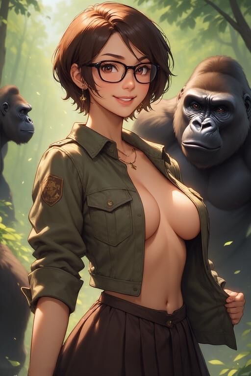 Cartooned planet of apes