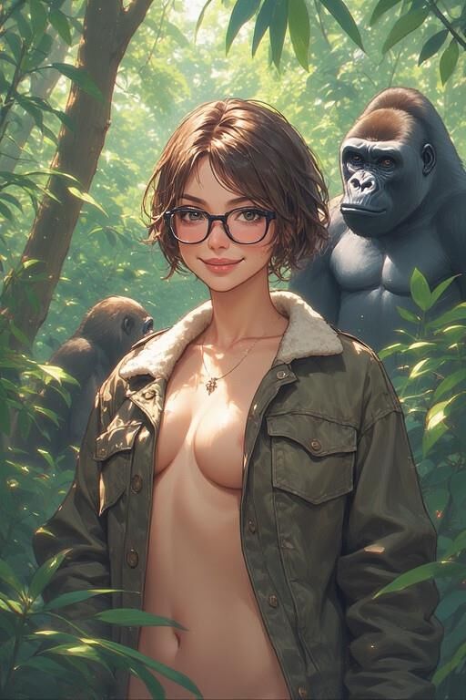 Cartooned planet of apes