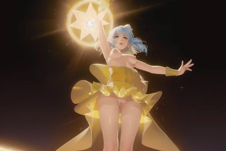 Quick AI test # Magic heroine transformation!