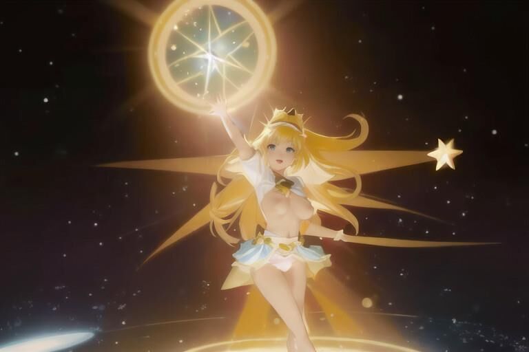 Quick AI test # Magic heroine transformation!