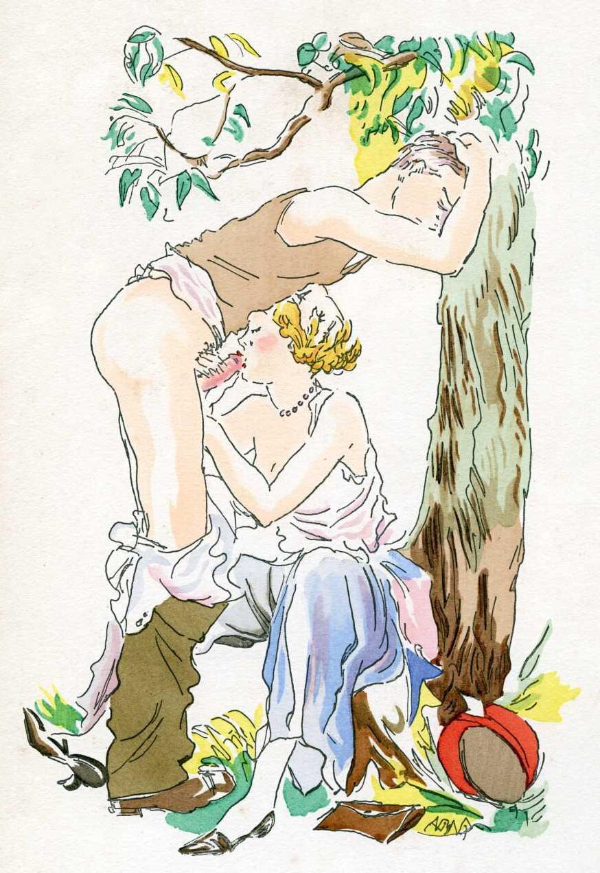 Rojan Vintage Femdom Art
