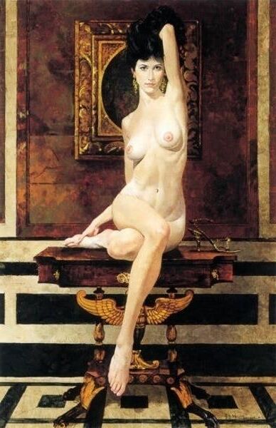 La galería de arte de la sala de suciedad