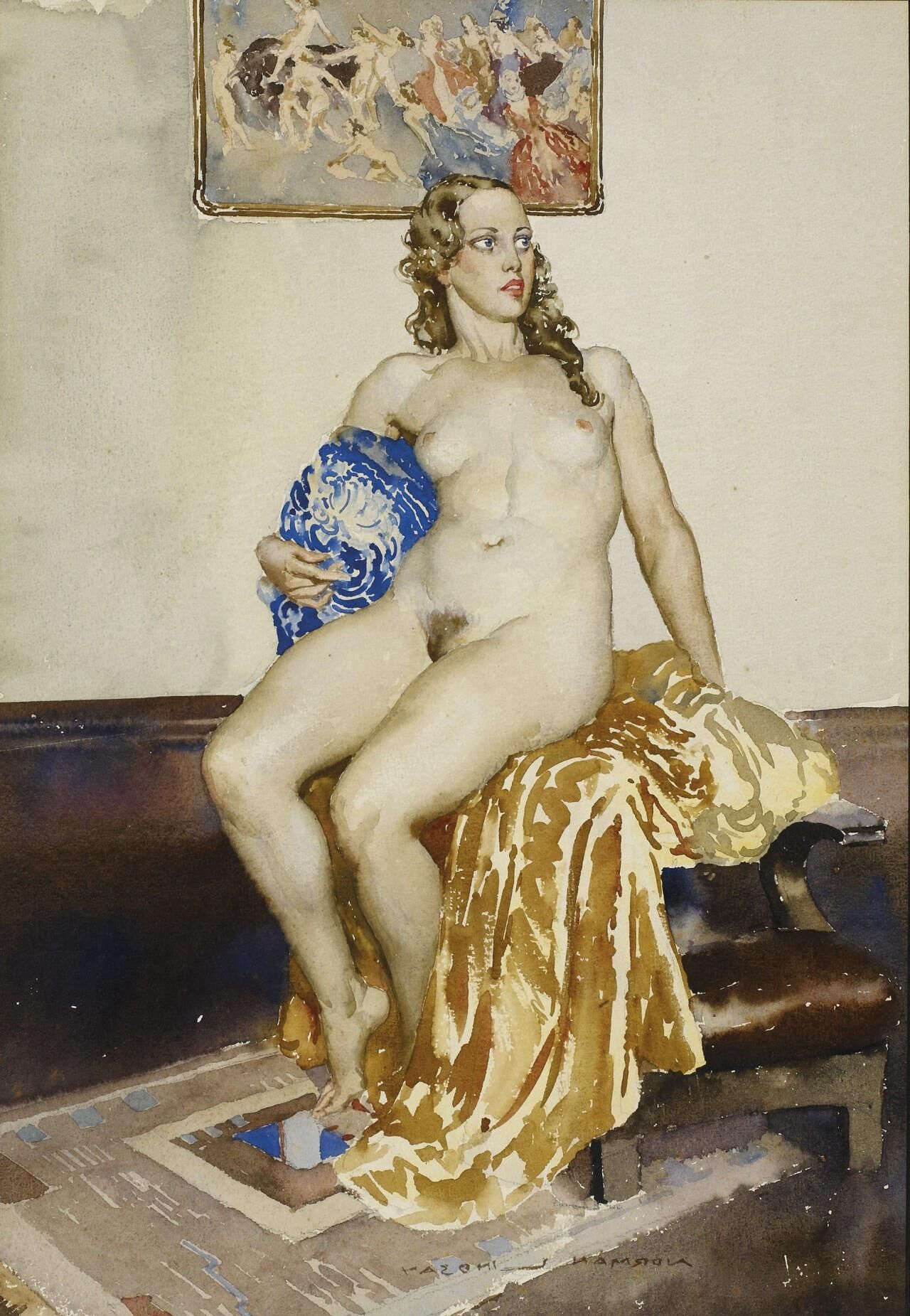 La galería de arte de la sala de suciedad